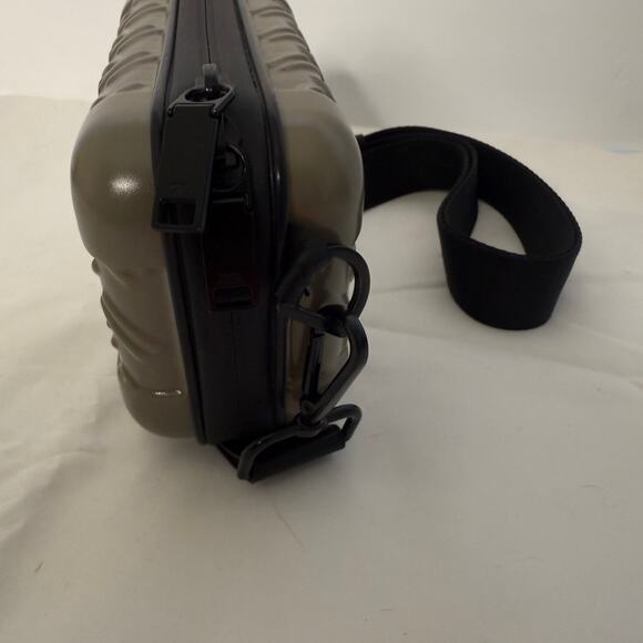 Zara Rigid Crossbody Hard Shell Purse Bag Army Green - Picture 5 of 7